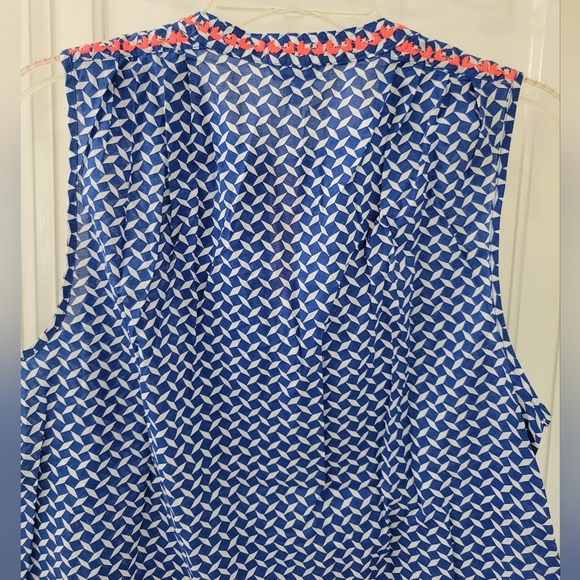 J.Crew Embroidered Tank Size 8 - Picture 4 of 10